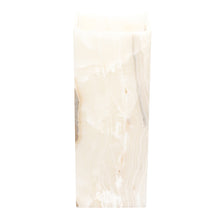 Load image into Gallery viewer, Medium Cube Natural Edge White Ice Lamp