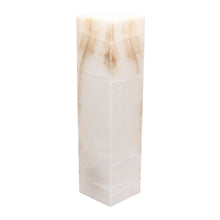 Load image into Gallery viewer, Medium Large Cube Natural Edge White Ice Lamp