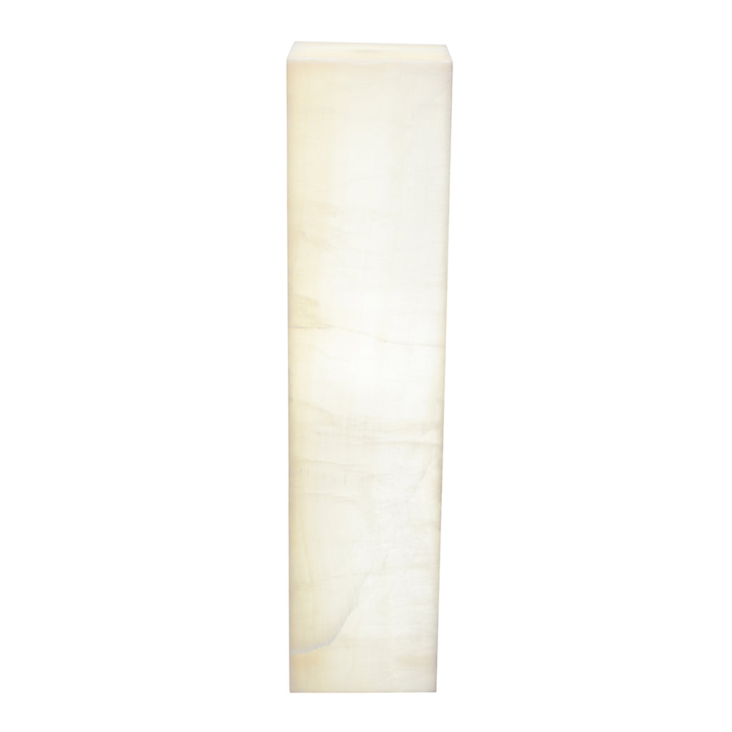 Large Cube Smooth Edge White Ice Lamp