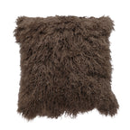 Tibetan Sheep Throw Pillow - Pewter
