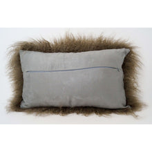 Load image into Gallery viewer, Tibetan Sheep Throw Pillow - Pewter