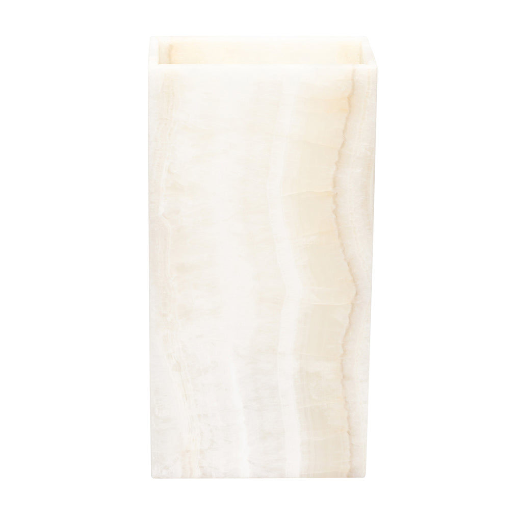 Small Rectangle Smooth Edge White Ice Lamp