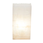 Small Rectangle Natural Edge White Ice Lamp