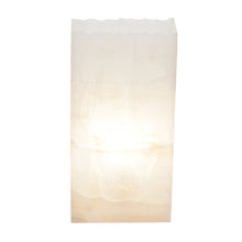 Load image into Gallery viewer, Small Rectangle Natural Edge White Ice Lamp
