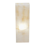 Medium Rectangle Smooth Edge White Ice Lamp