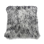 Tibetan Sheep Throw Pillow - Grey Tipped