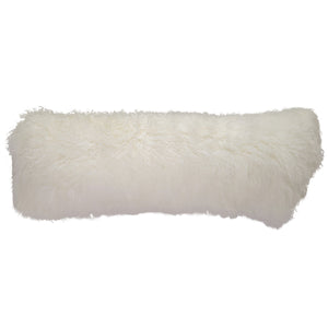 Tibetan Sheep Throw Pillow - White