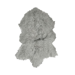 Tibetan Sheep Pelt - Ash Grey