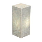 Small Cube Solid Top Flourite Pillar Lamp