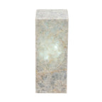 Small Cube Solid Top Flourite Pillar Lamp