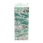 Medium Cube Solid Top Flourite Pillar Lamp