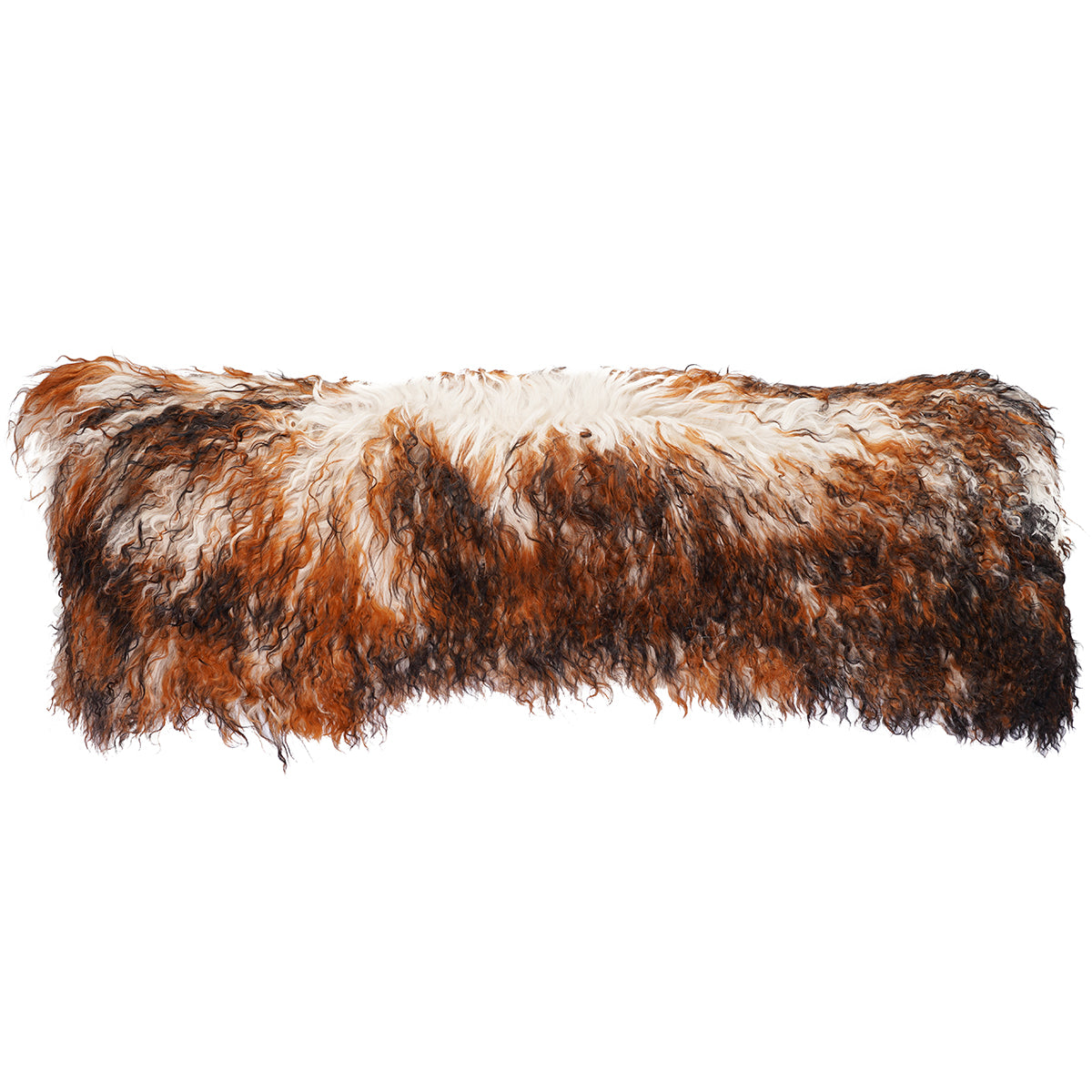 Tibetan Sheep Throw Pillow - Rust Tipped