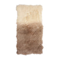 Tibetan Sheep Throw - Champagne Ombre