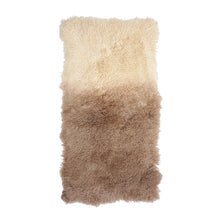 Load image into Gallery viewer, Tibetan Sheep Throw - Champagne Ombre