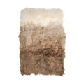 Tibetan Sheep Throw - Champagne Ombre