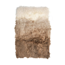Load image into Gallery viewer, Tibetan Sheep Throw - Champagne Ombre