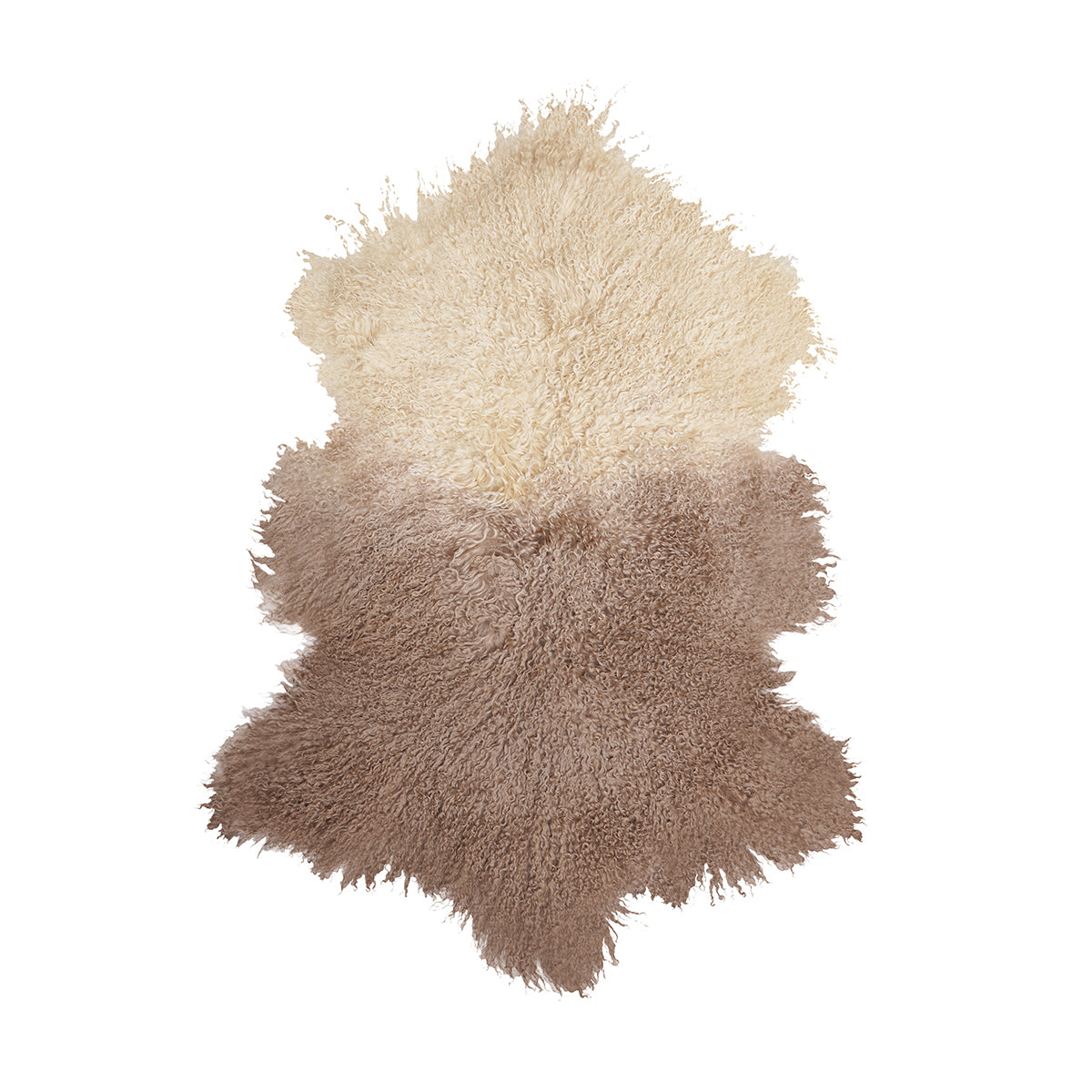 Tibetan Sheep Pelt - Champagne Ombre