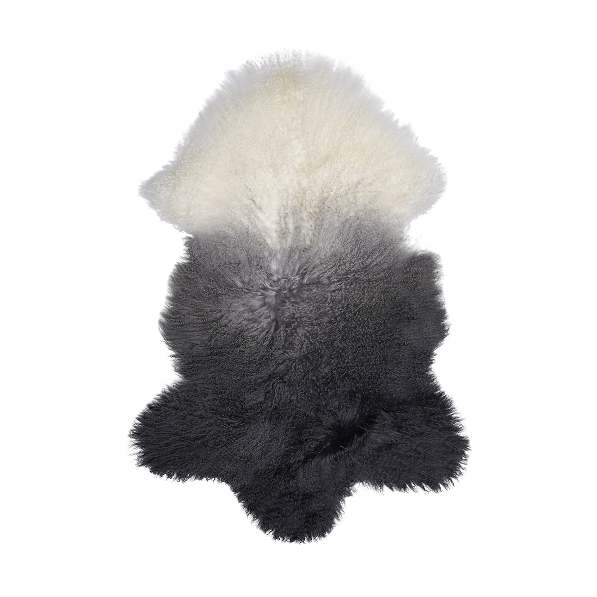 Tibetan Sheep Pelt - Gray Ombre