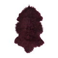Tibetan Sheep Pelt - Cabernet