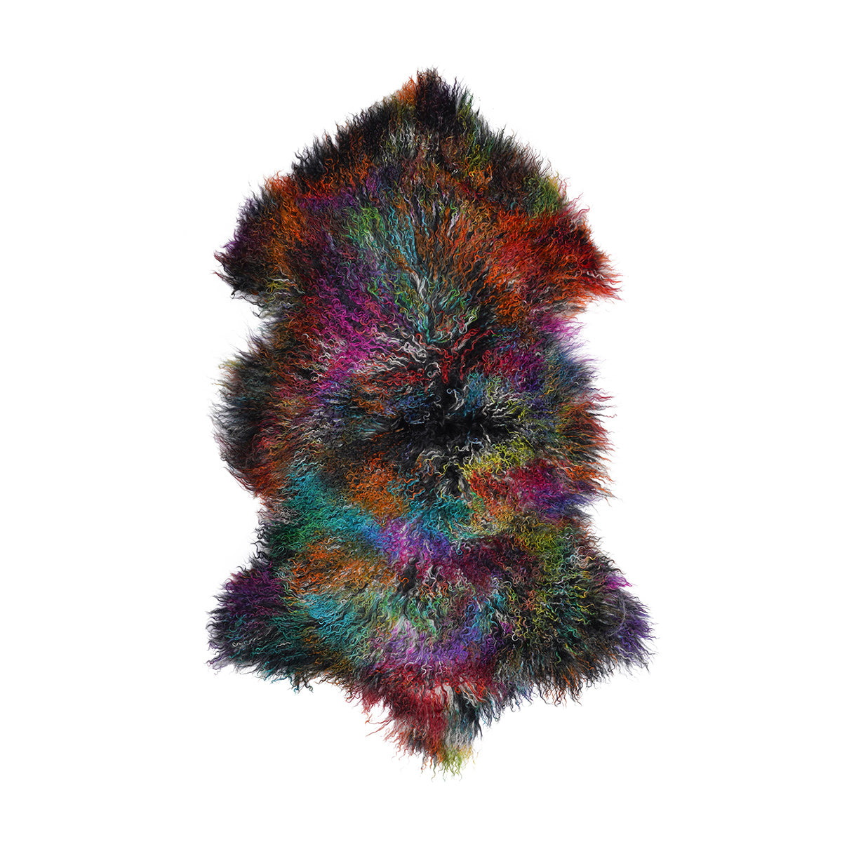 Tibetan Sheep Pelt - Dark Confetti