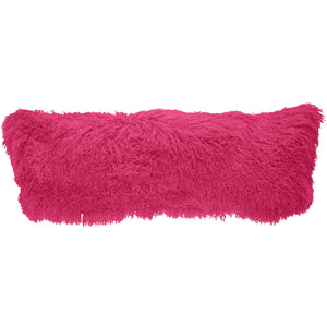 Tibetan Sheep Throw Pillow - Flamingo