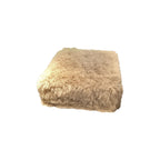 Giant Tibetan Sheep Ottoman - Off White