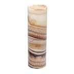 Medium Cylinder Natural Edge Aqua Lamp