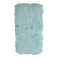 Tibetan Sheep Throw - Aqua