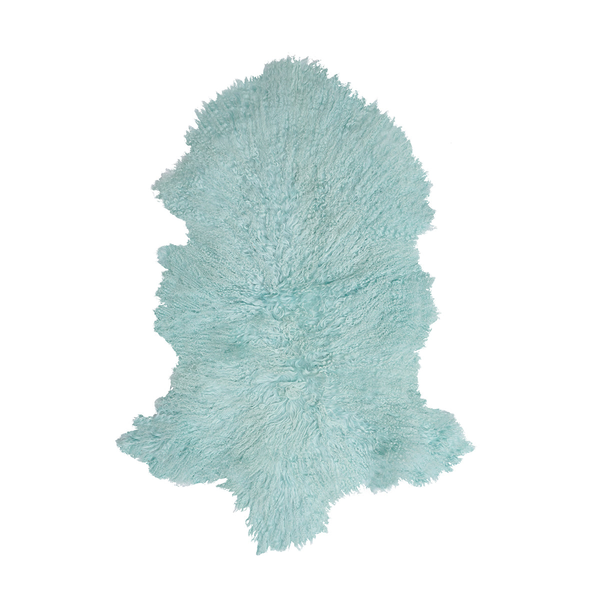 Tibetan Sheep Pelt - Aqua
