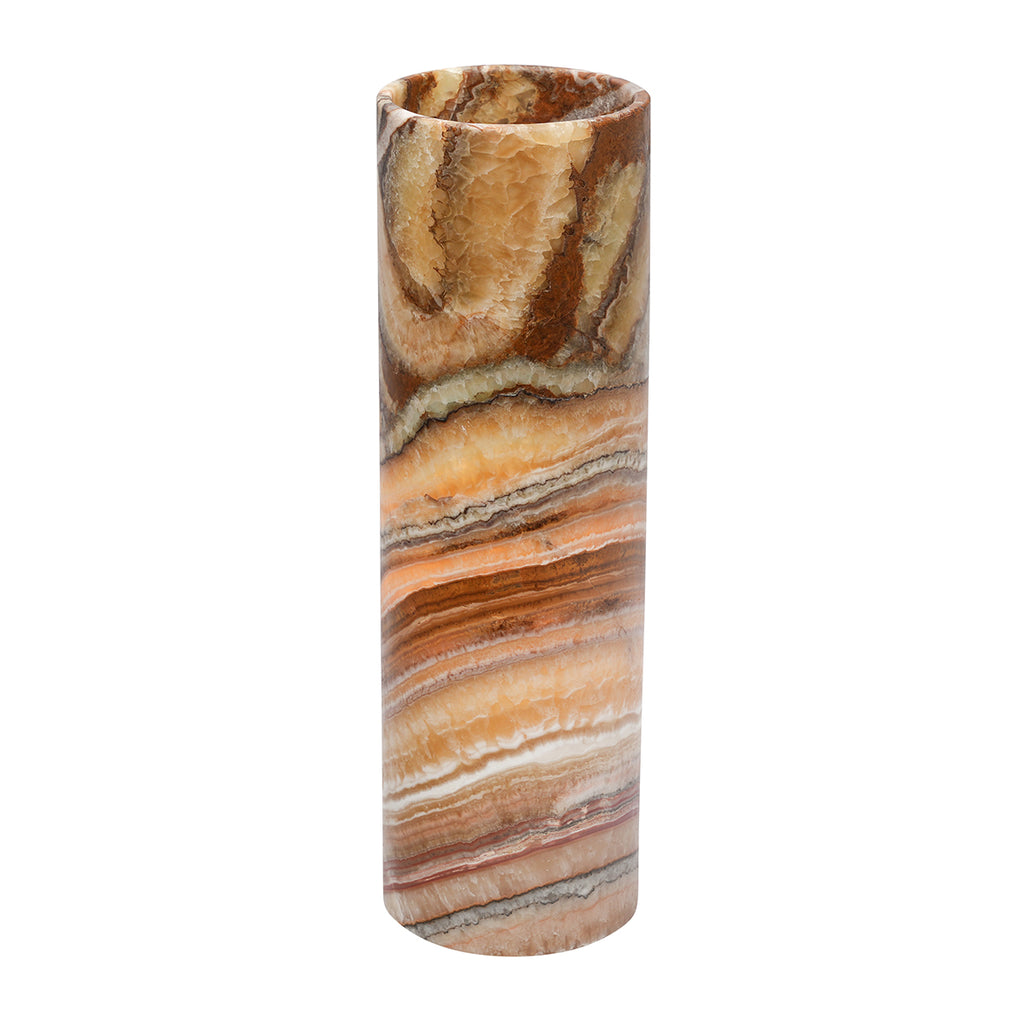 Medium Cylinder Smooth Edge Aqua Lamp