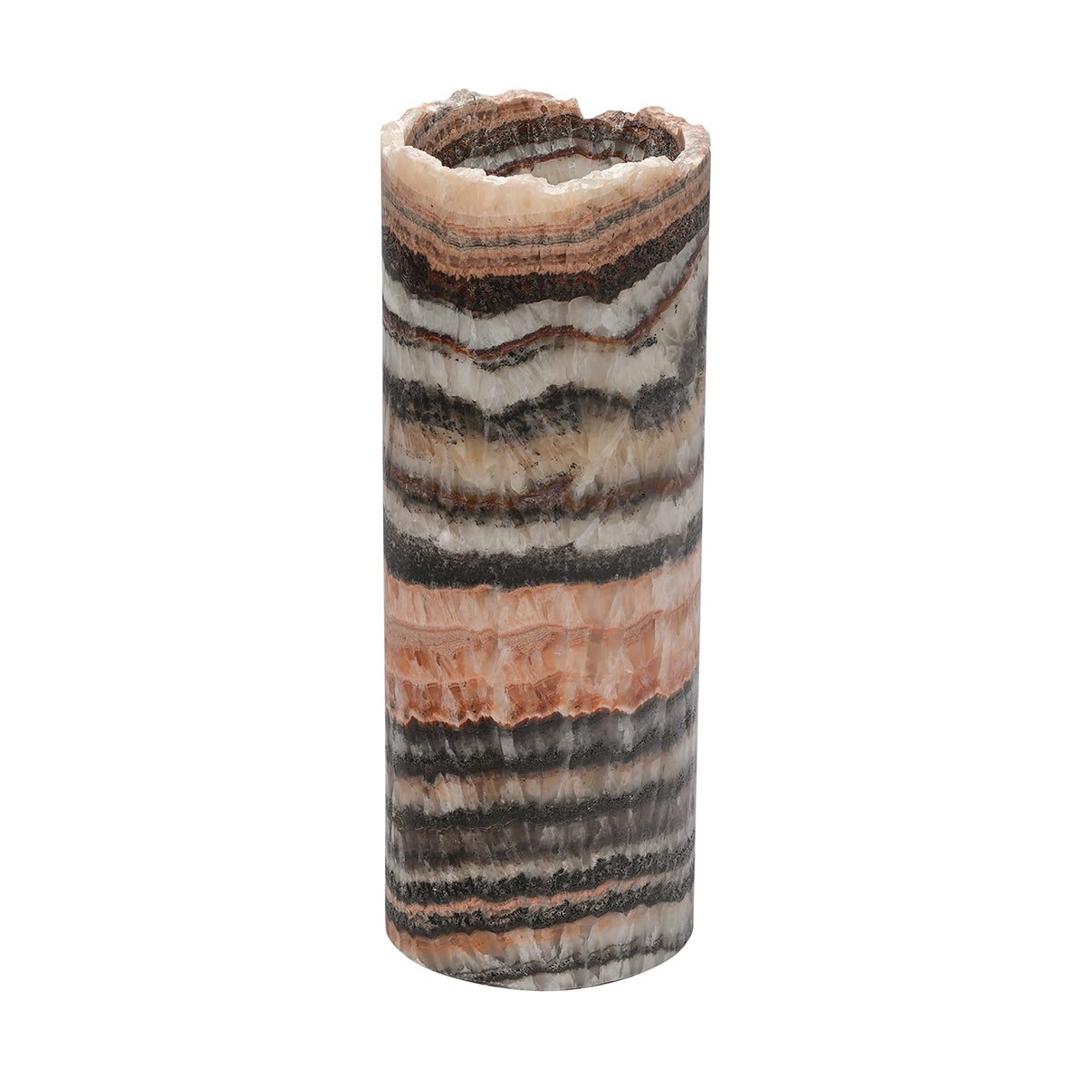 Small Cylinder Natural Edge Multi Lamp