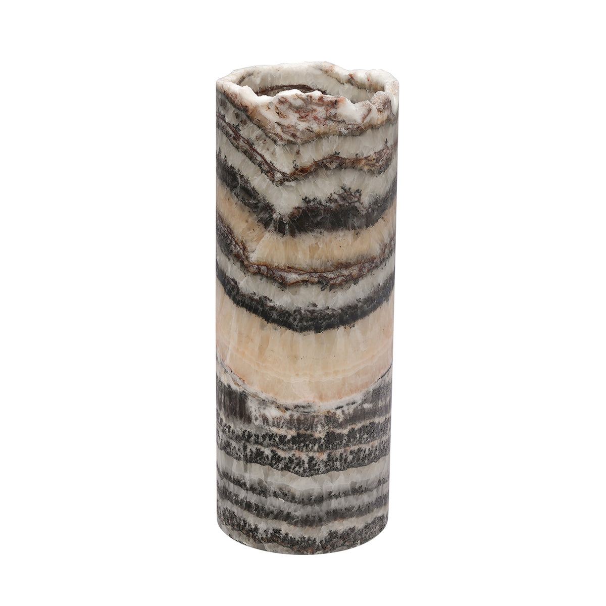 Small Cylinder Natural Edge Multi Lamp