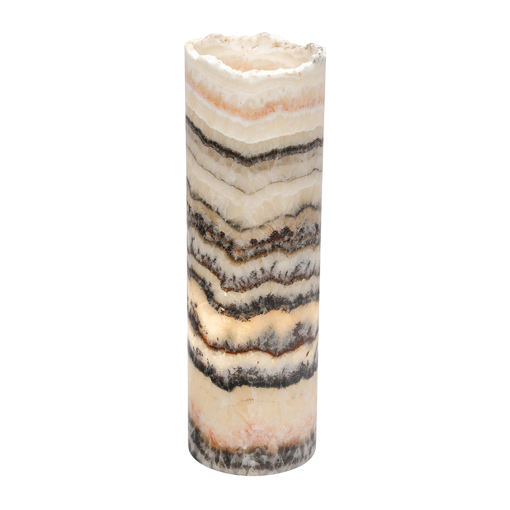 Medium Cylinder Natural Edge Multi Lamp