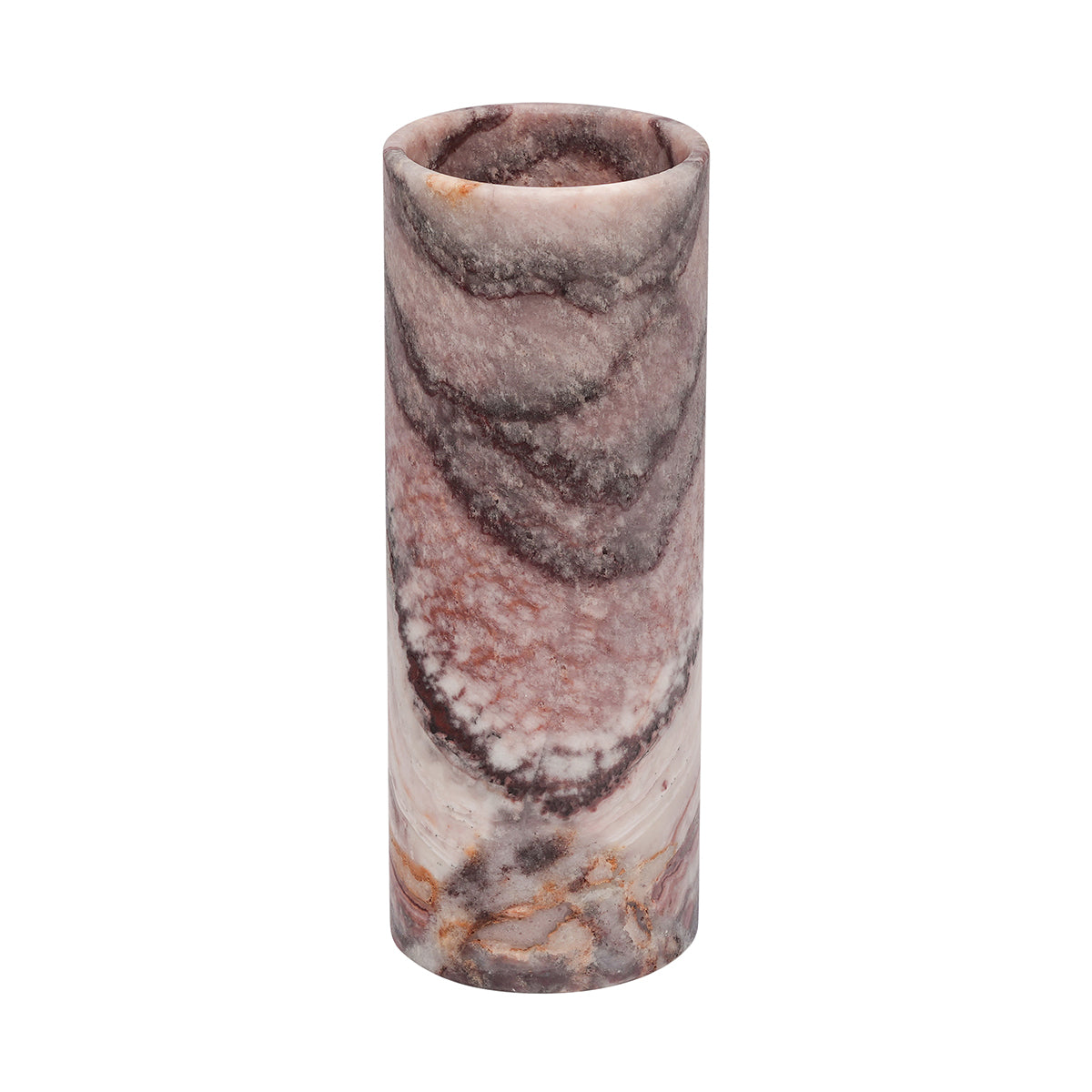 Small Cylinder Smooth Edge Purple Lamp