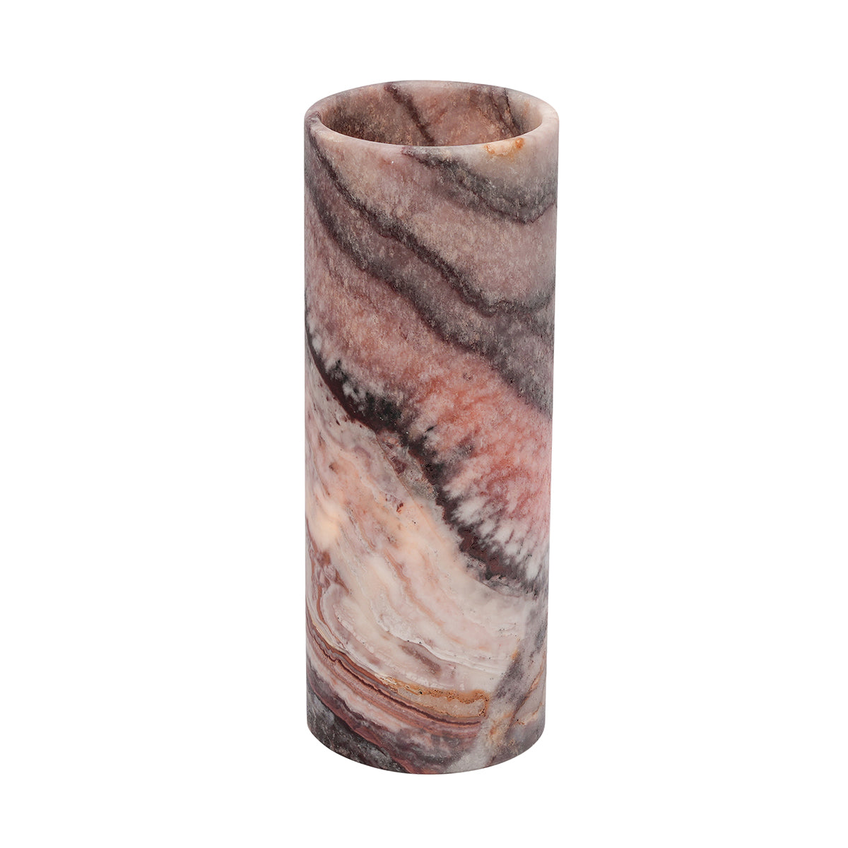 Small Cylinder Smooth Edge Purple Lamp