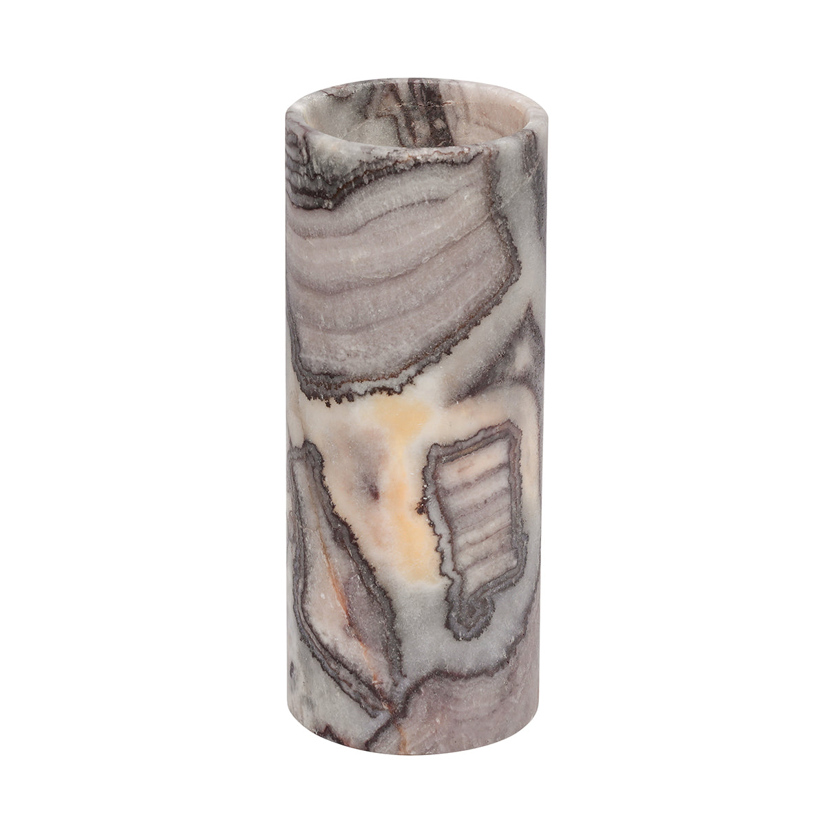 Small Cylinder Smooth Edge Purple Lamp