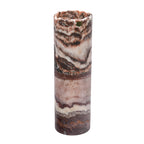 Medium Cylinder Natural Edge Purple Lamp