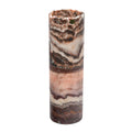 Medium Cylinder Natural Edge Purple Lamp