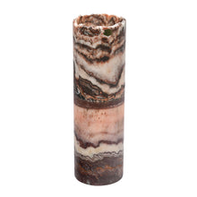 Load image into Gallery viewer, Medium Cylinder Natural Edge Purple Lamp