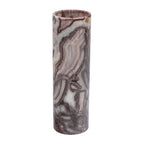 Medium Cylinder Smooth Edge Purple Lamp