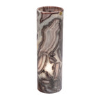 Medium Cylinder Smooth Edge Purple Lamp