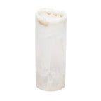 Small Cylinder Natural Edge White Ice Lamp