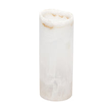 Load image into Gallery viewer, Small Cylinder Natural Edge White Ice Lamp