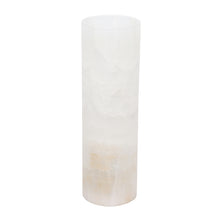Load image into Gallery viewer, Medium Cylinder Smooth Edge White Ice Lamp
