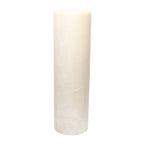 Large Cylinder Smooth Edge White Ice Lamp