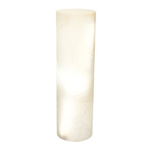 Load image into Gallery viewer, Large Cylinder Smooth Edge White Ice Lamp