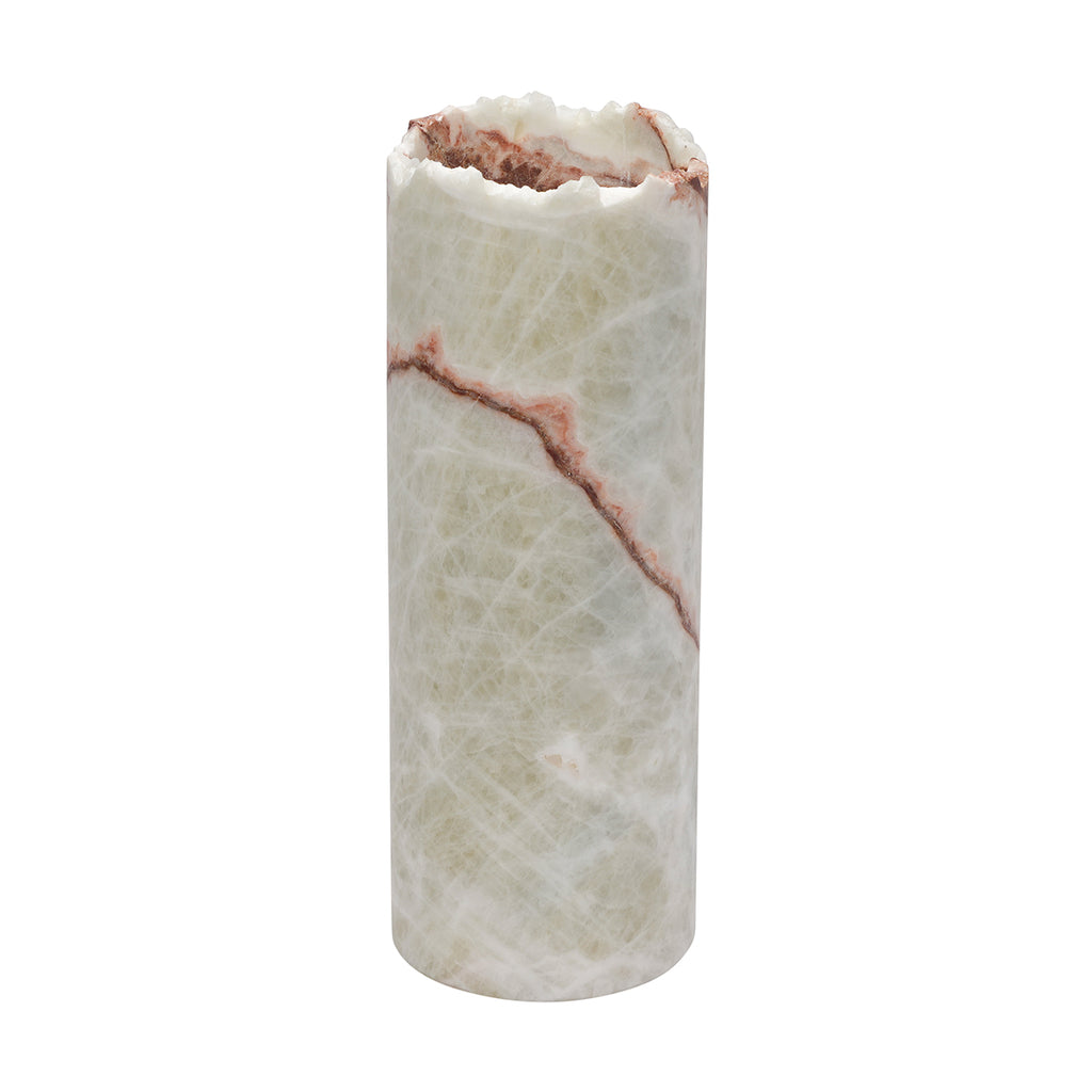 Small Cylinder Natural Edge Lazul Lamp