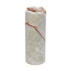 Small Cylinder Natural Edge Lazul Lamp