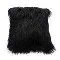 Tibetan Sheep Throw Pillow - Black