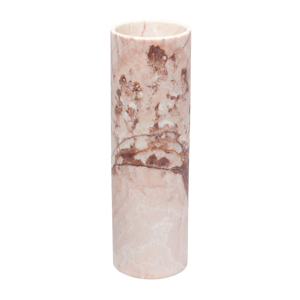 Medium Cylinder Natural Edge Lazul Lamp